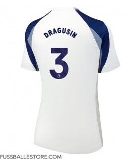 Günstige Tottenham Hotspur Radu Dragusin #3 Heimtrikot Damen 2025-26 Kurzarm